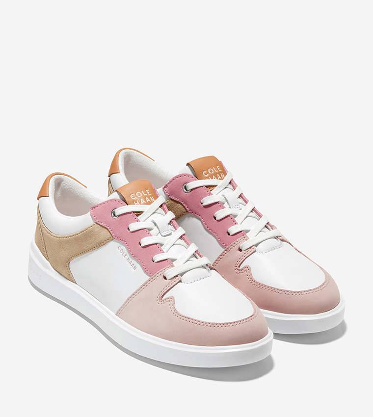 Buy Cole Haan Grand Crosscourt Modern Tennis Sneakers In White 6thStreet Kuwait