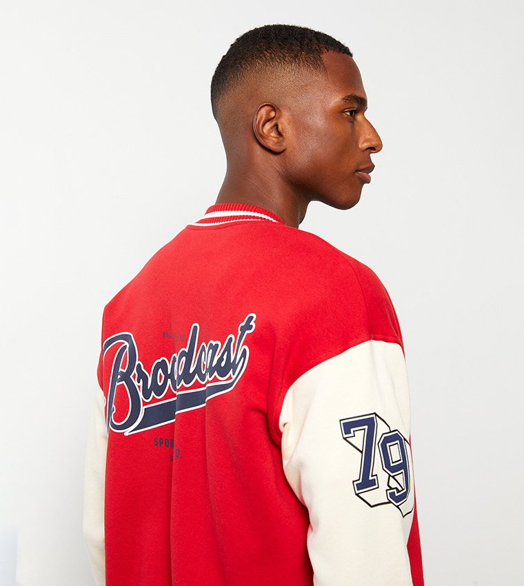 (送料・関税込) D SQUARED2 Varsity Fit Long Sleeves (white) Buy Dsquared2 Men White Varsity Logo Dropped Shoulder Shirt