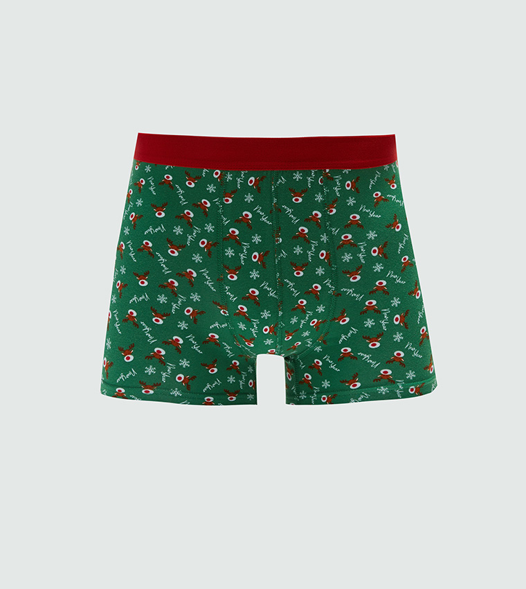 Christmas Themed Boxer and Socks Set