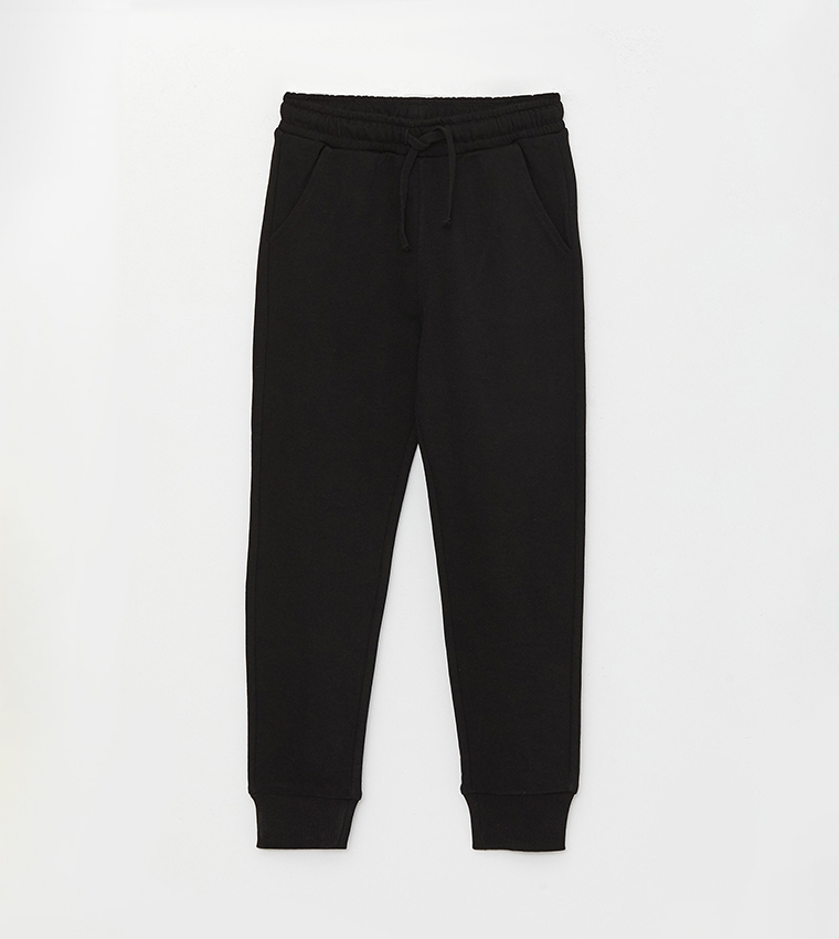 Zhrill Pants Joggers Womens Large Zip Pocket Black Elastic Pull On W:32  N226
