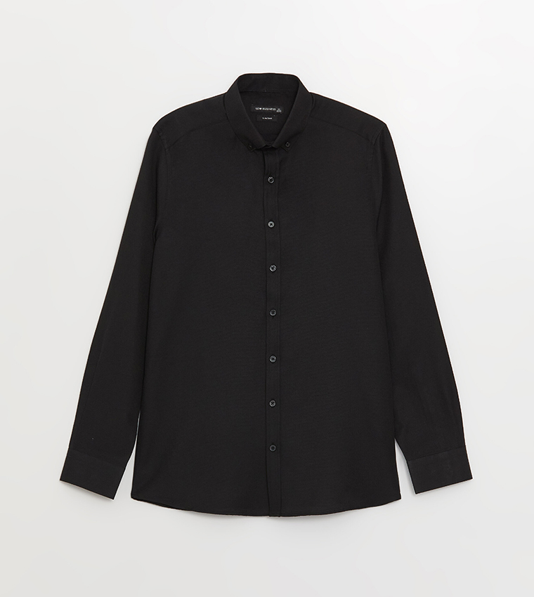 Slim Fit Long Sleeves Oxford Shirt