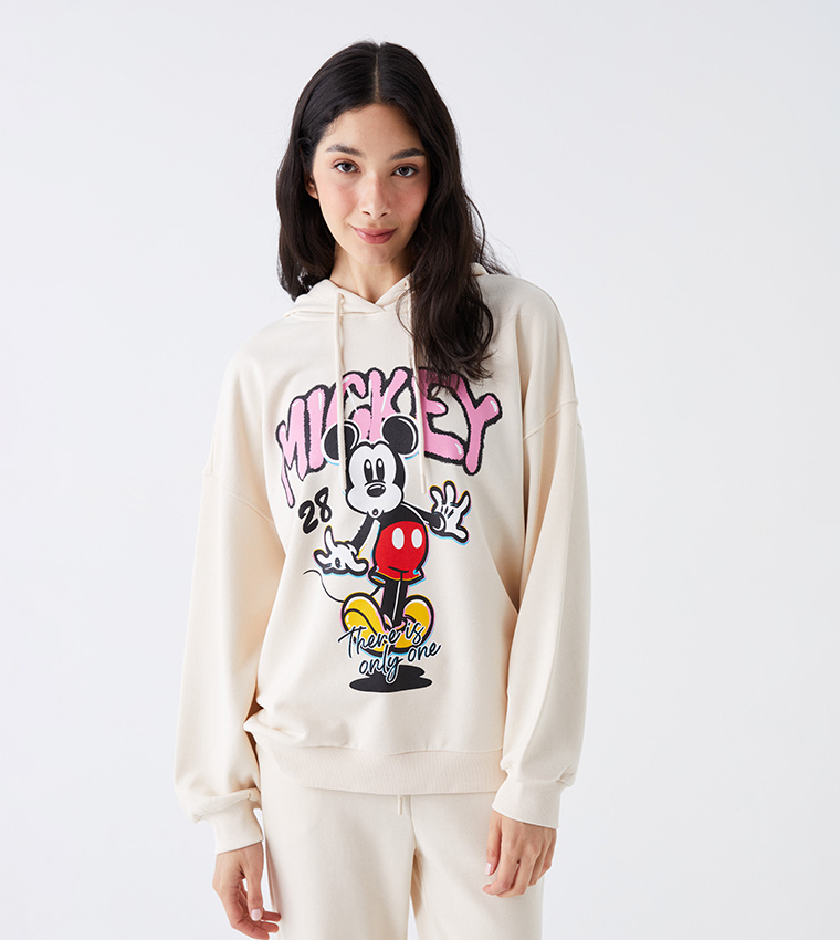 Oversized mickey clearance mouse sweatshirt