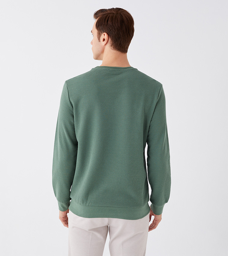 Pale green outlet sweatshirt