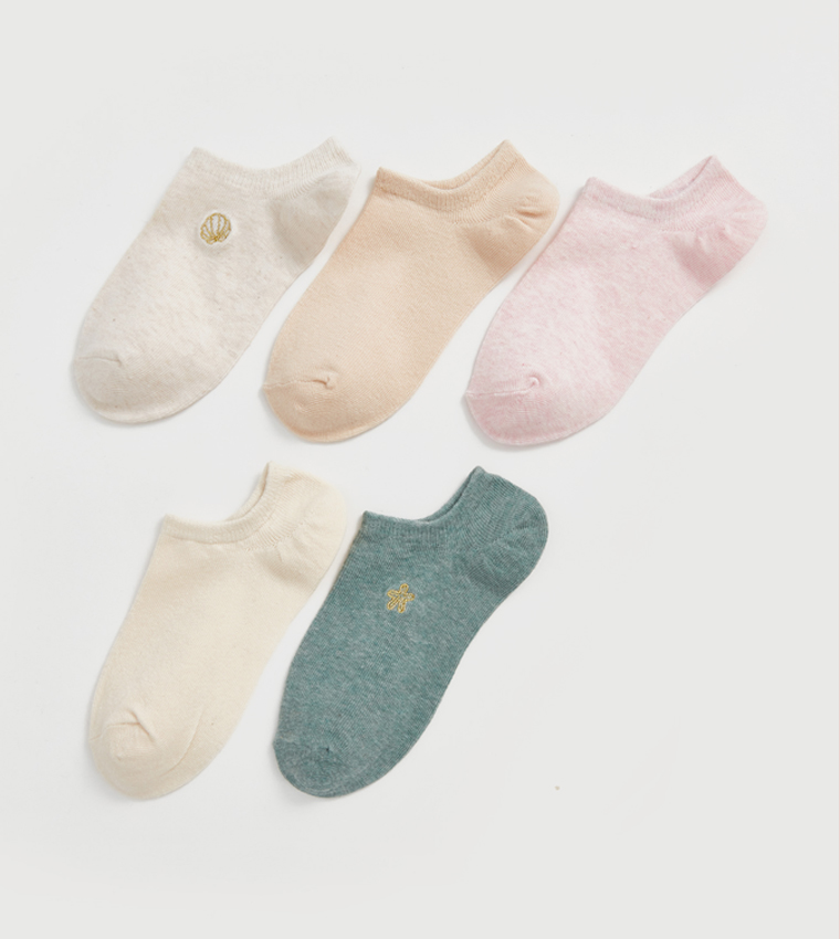 Pack of 5 Ankle Socks