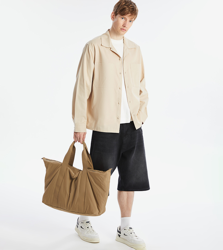Textured Tote Bag