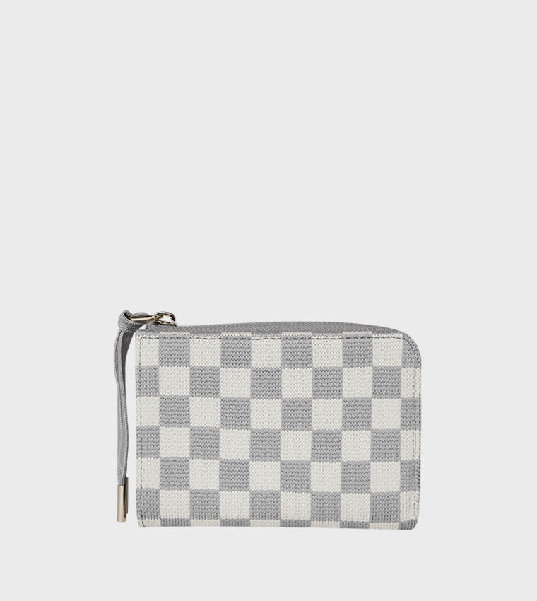 Knit Sharks In Paris In Cream Wallet
