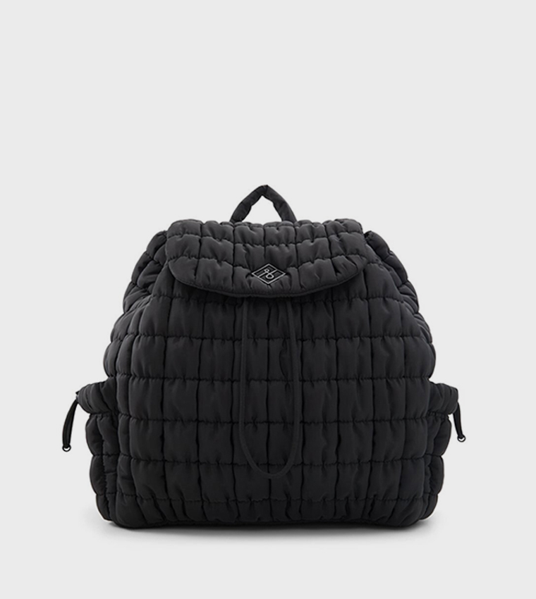 WANNABE Quilted Snap Closure Backpack