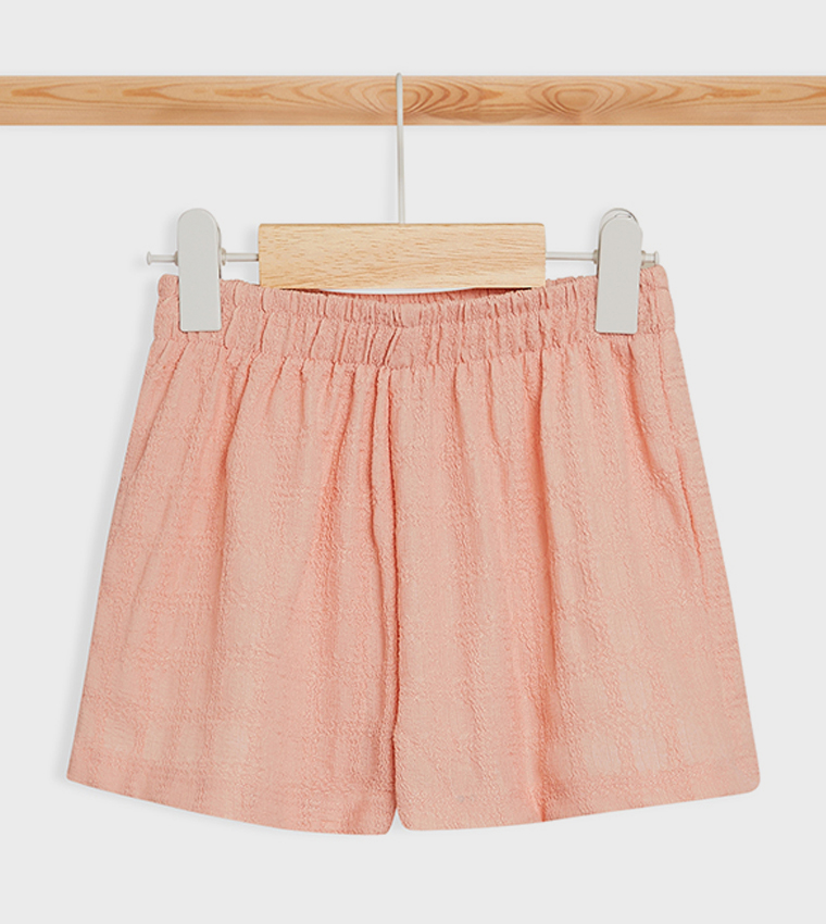 Textured Sleeveless Clothing Set