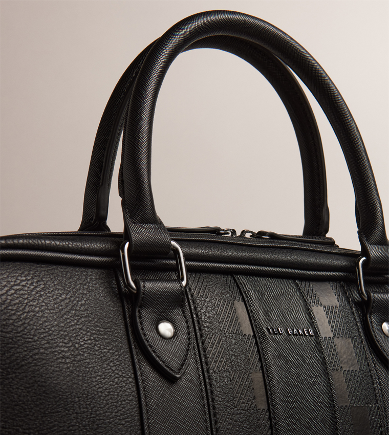 Textured Messenger Bag