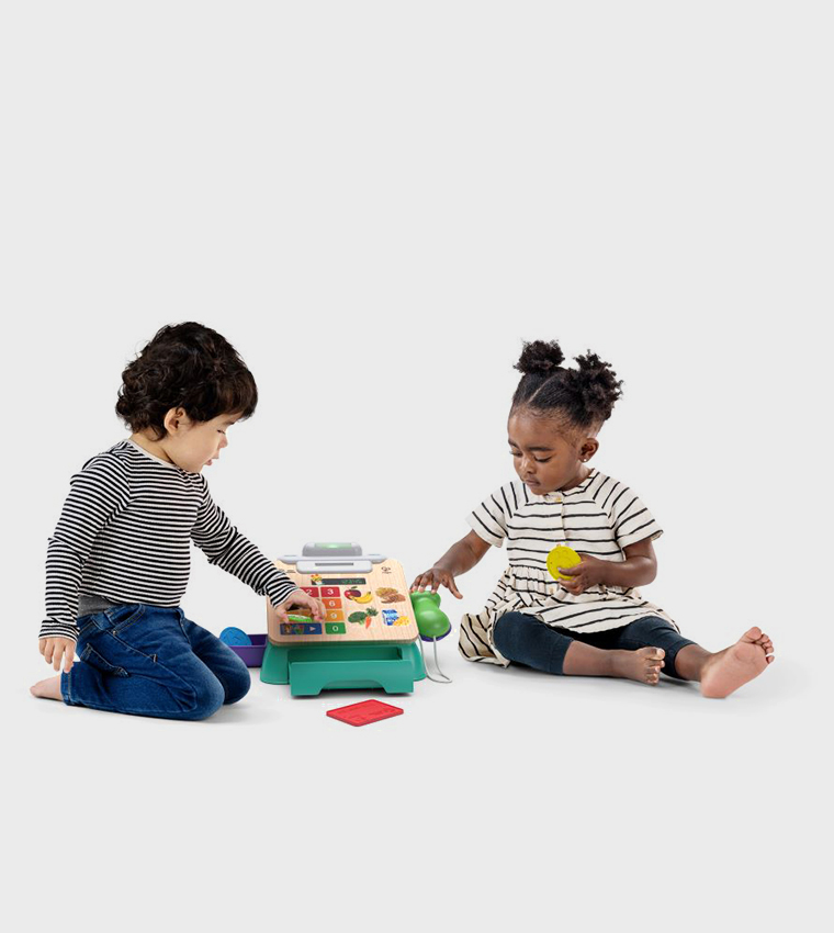 Hape, Magic Touch Cash Register Pretend to Check Out Toy with Real Sounds and Music