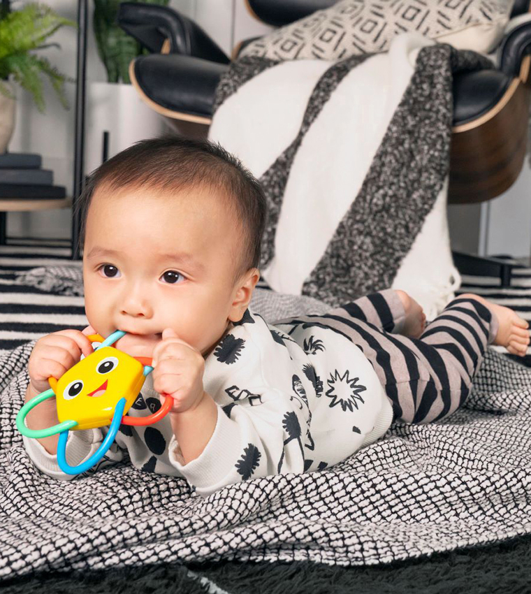 Soothing Star BPA-Free Teether & Rattle Toy