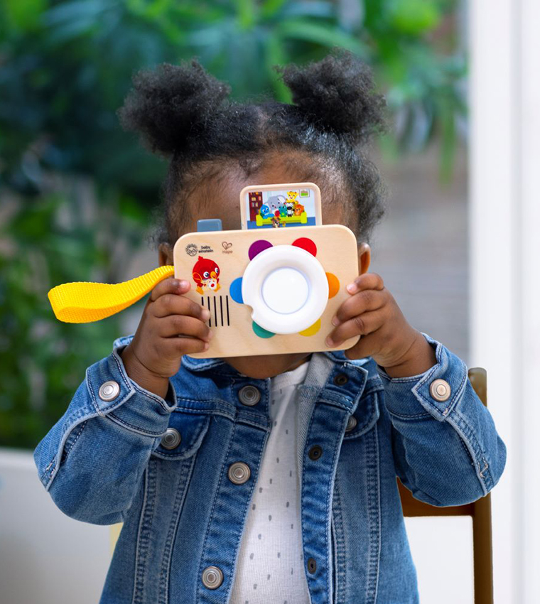 Hape Learning Lens Toy Camera, Color Learning Toy, Multi-Language Features, Pretend Play