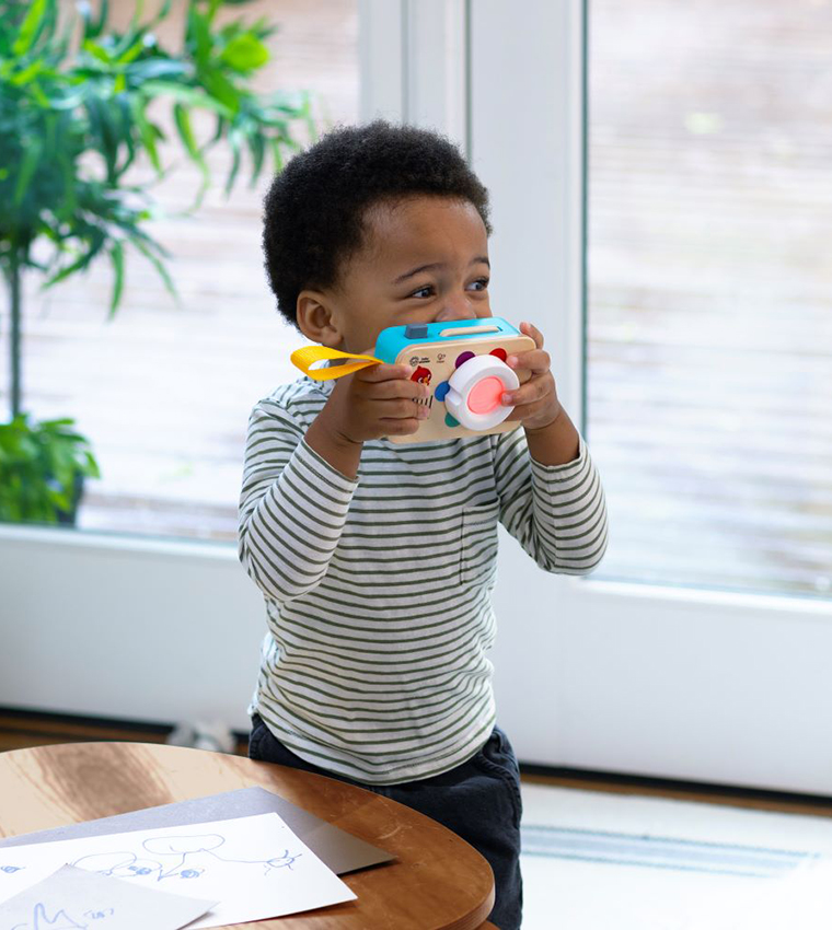 Hape Learning Lens Toy Camera, Color Learning Toy, Multi-Language Features, Pretend Play