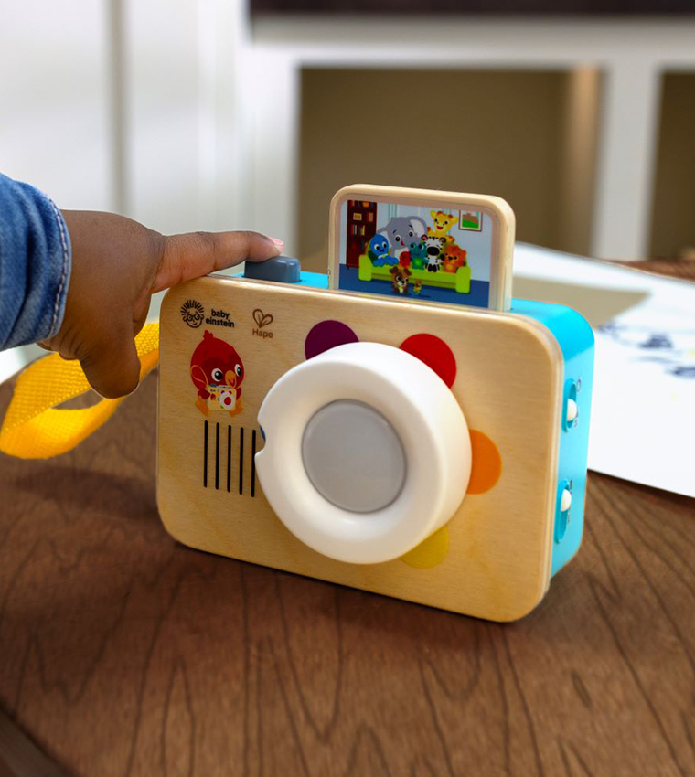 Hape Learning Lens Toy Camera, Color Learning Toy, Multi-Language Features, Pretend Play