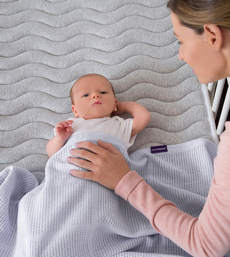 Cellular Blanket 80 L x 100 W cm - Blue