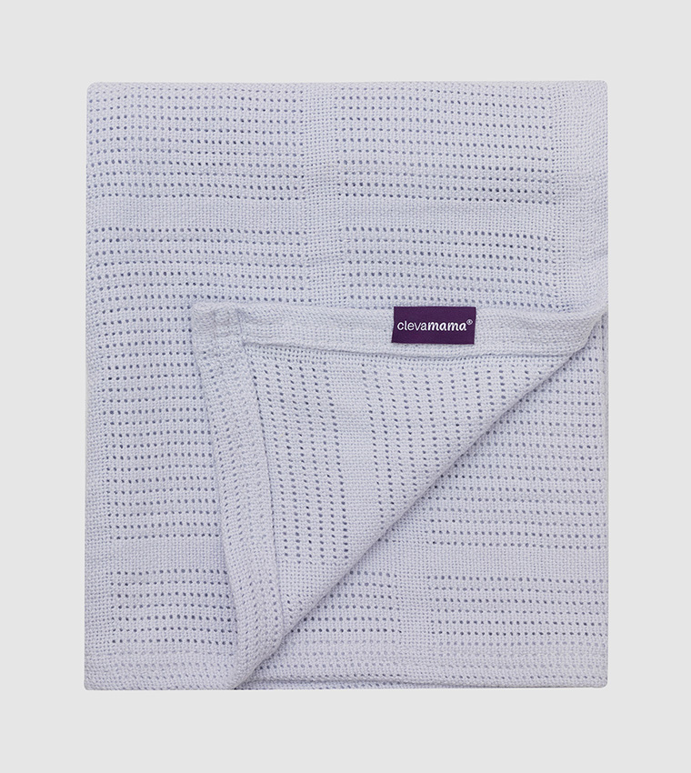Cellular Blanket 80 L x 100 W cm - Blue