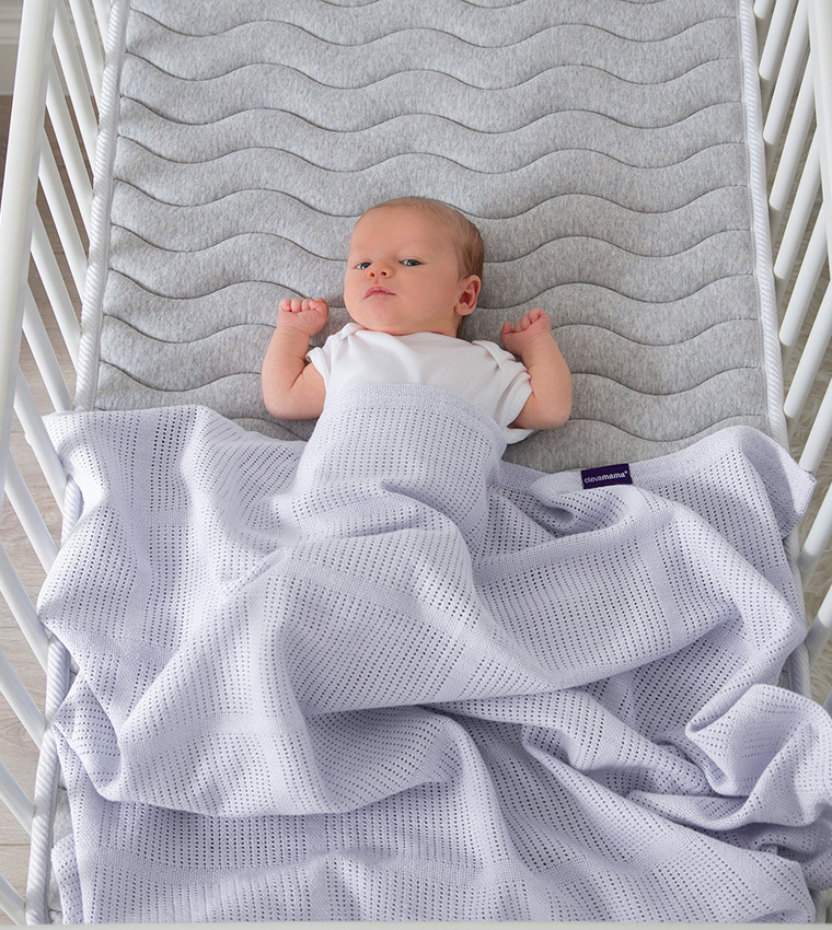 Cellular Blanket 80 L x 100 W cm - Blue
