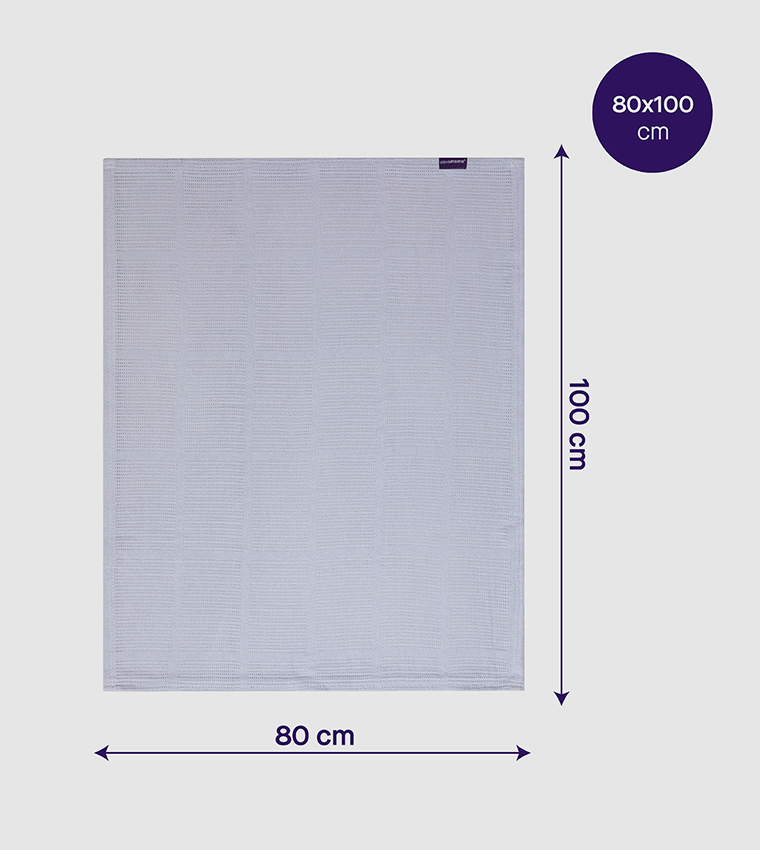 Cellular Blanket 80 L x 100 W cm - Blue