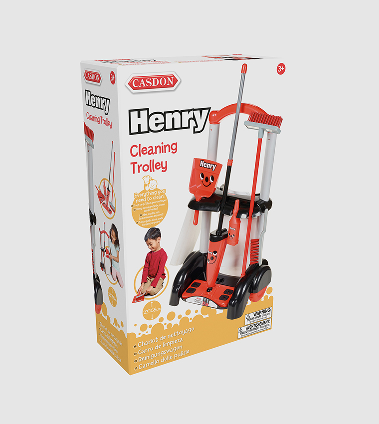 Casdon deluxe henry cleaning sales trolley set