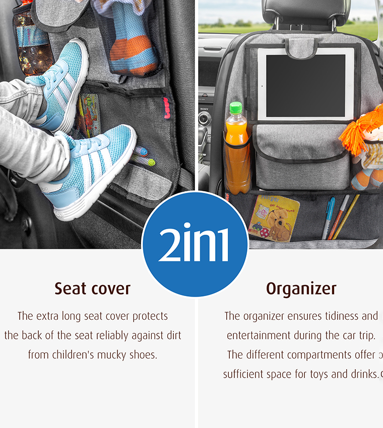Buy Reer@ Wb Travelkid Entertain Car Seat Organizer In Grey