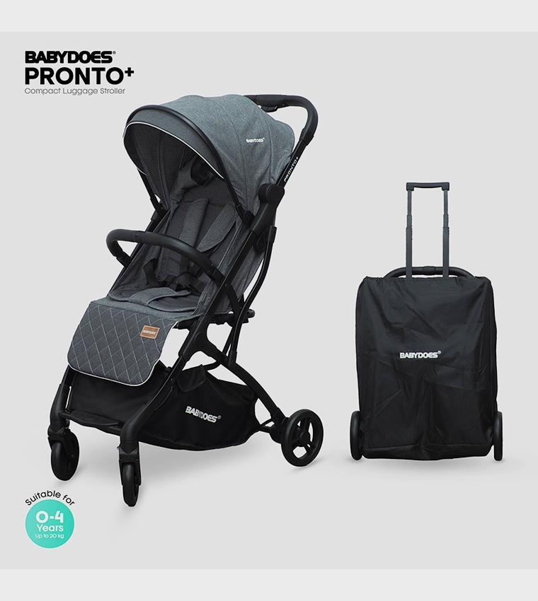PRONTO+  Baby Stroller with 5-Point Harness and One-Click Brake System
