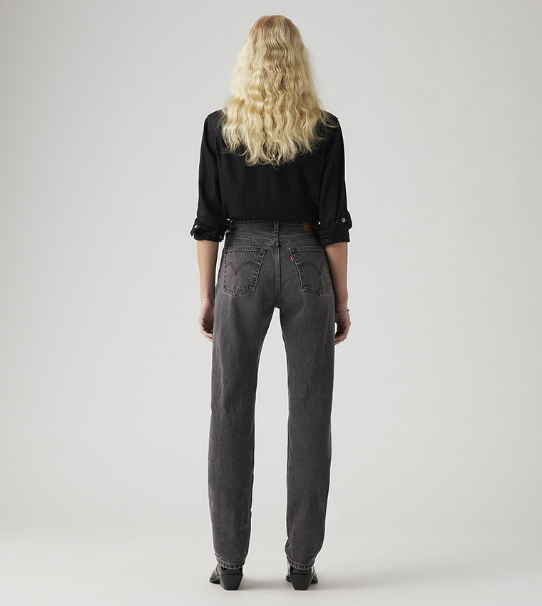 501 High Waist Slim Fit Jeans