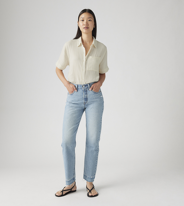 501 Faded Straight Fit Jeans