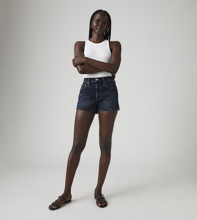501 Original High-Rise Denim Shorts