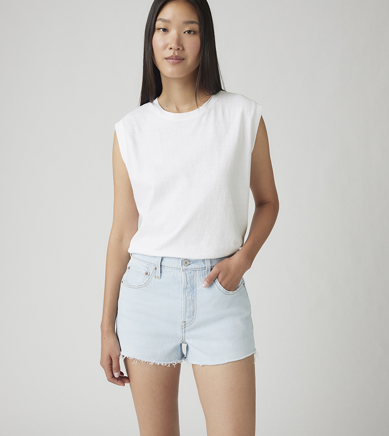 501 Original High-Rise Denim Shorts