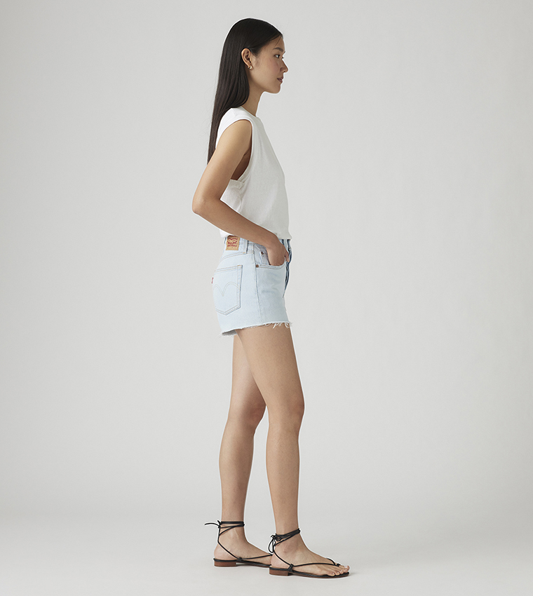 501 Original High-Rise Denim Shorts
