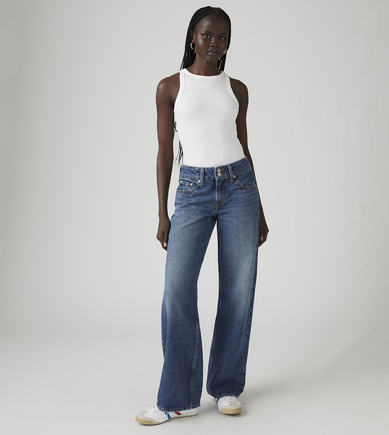 Faded Straight Fit Jeans