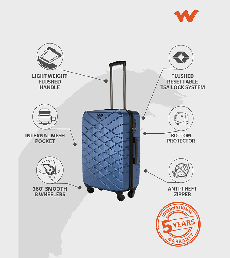 SAIPH Hard Shell Trolley Bag, 69 cm
