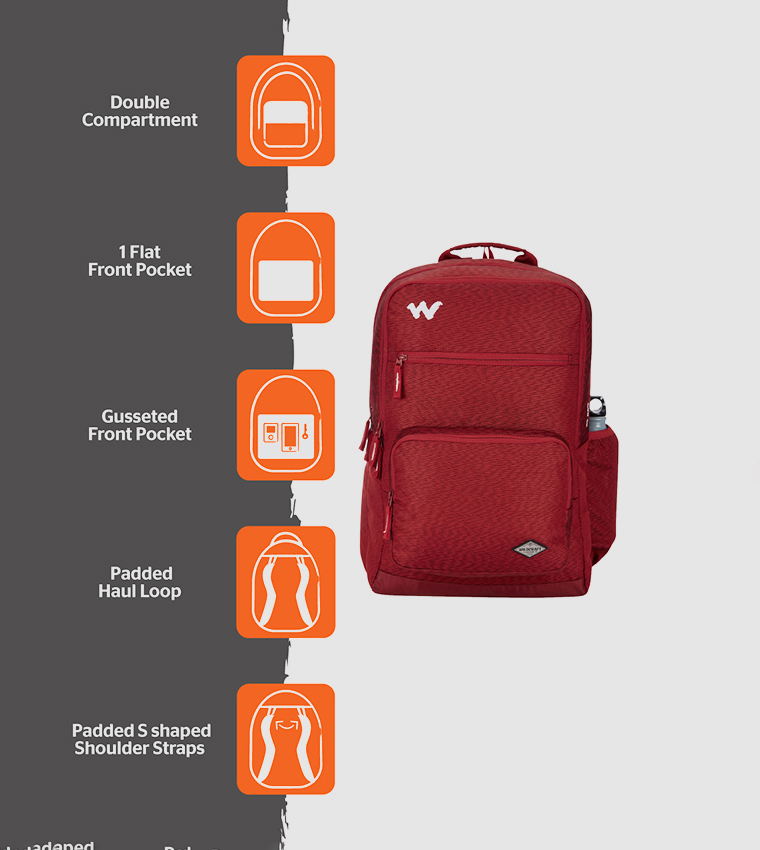 Evo 42 Logo Embroidered Laptop Backpack