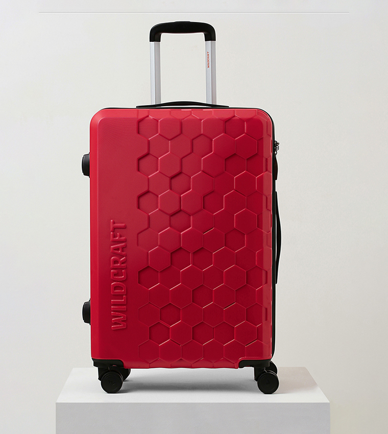 Buy Wildcraft PYXIS Hard Shell Trolley Bag, 68 Cm In Red 6thStreet Qatar
