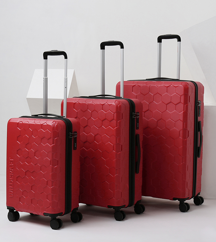 Buy Wildcraft PYXIS Hard Shell Trolley Bag, 68 Cm In Red 6thStreet Qatar