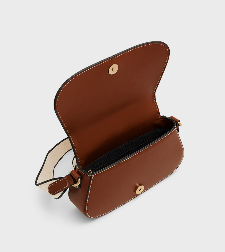 WEBBER Solid Crossbody Bag