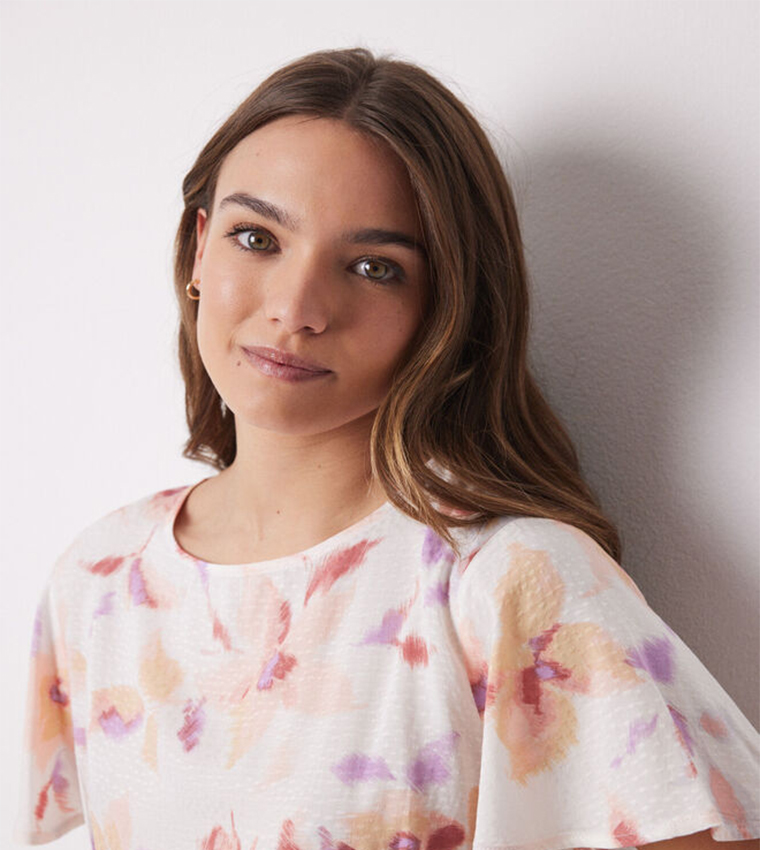 Floral Printed Midi Dress