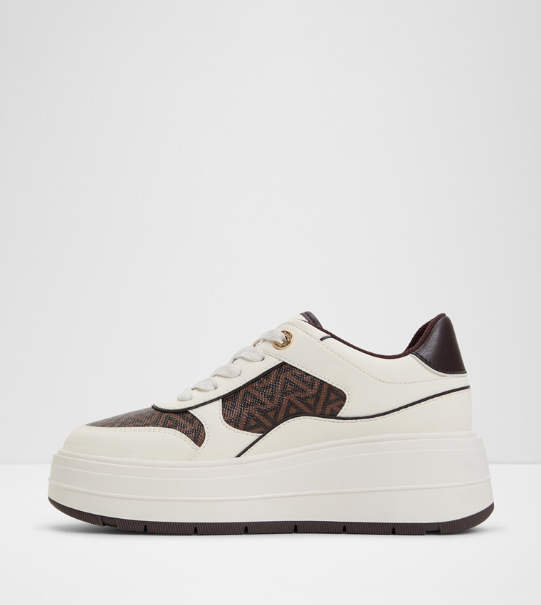WHALLIAN Monogram Platform Sneakers