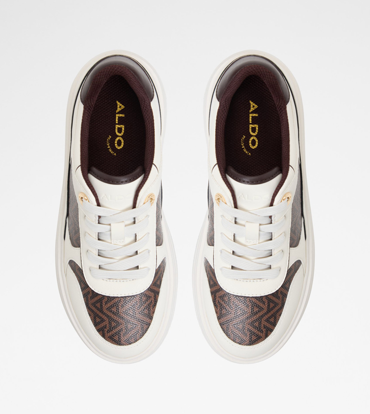 WHALLIAN Monogram Platform Sneakers