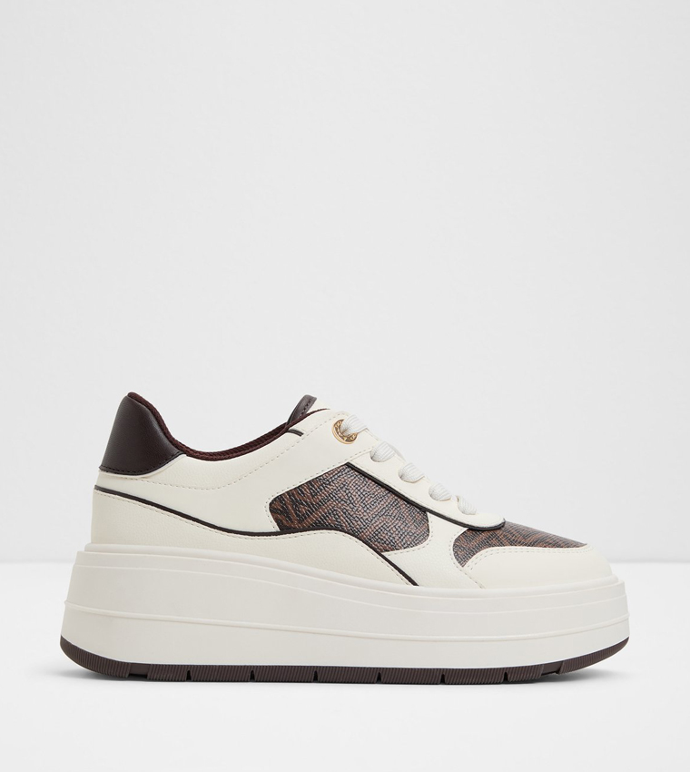 WHALLIAN Monogram Platform Sneakers