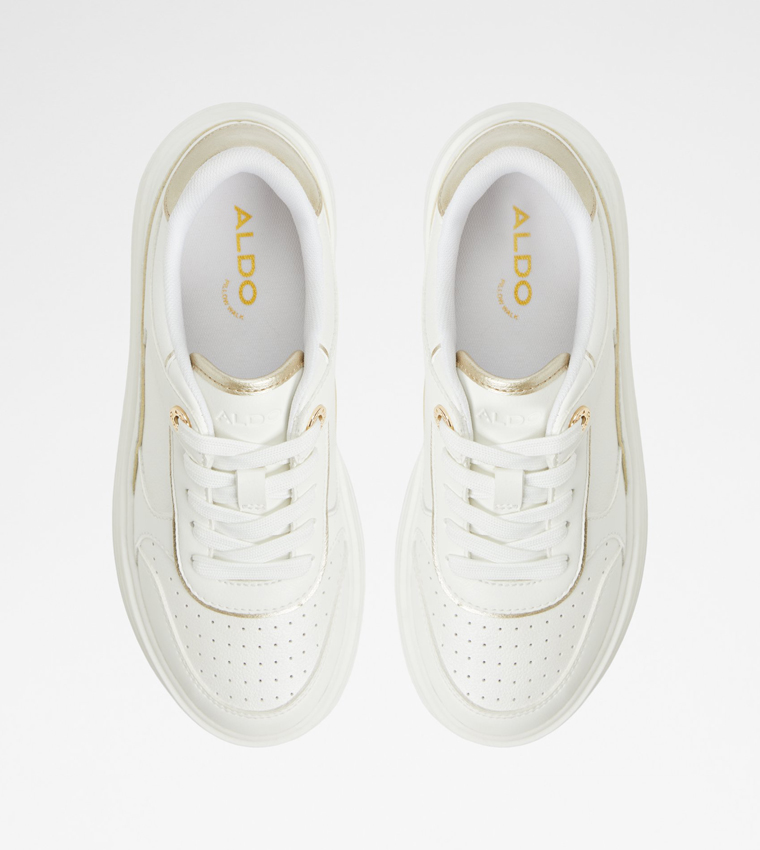 WHALLIAN Lace Up Platform Sneakers
