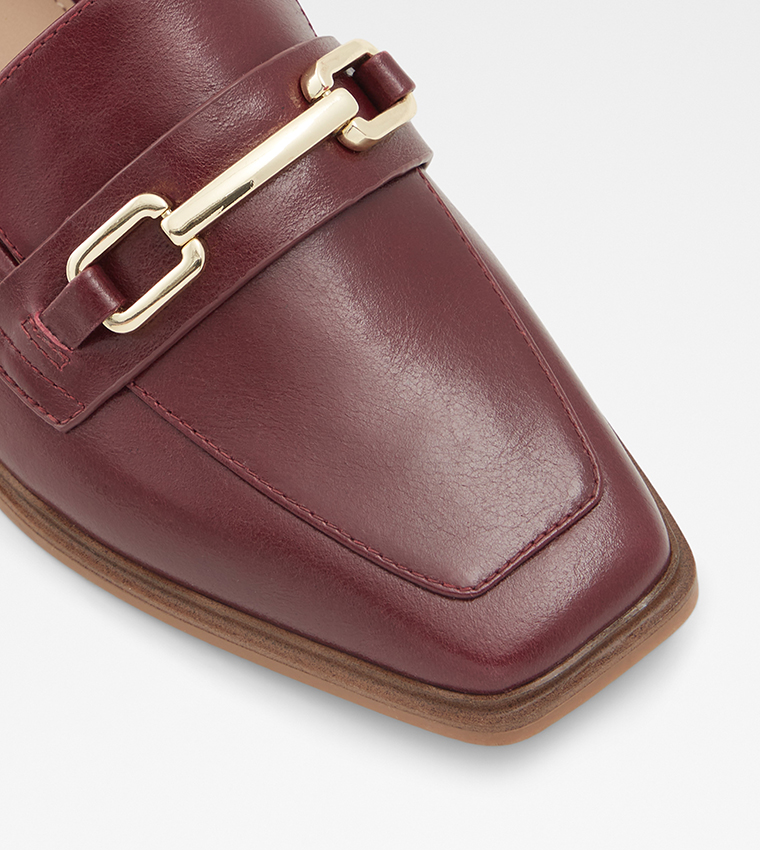 Aldo burgundy loafers best sale
