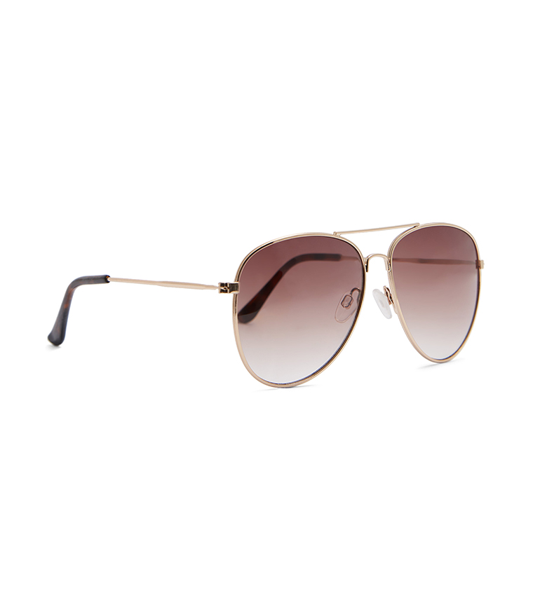 Buy Call It Spring Aviator Sunglasses In Gold | 6thStreet UAE