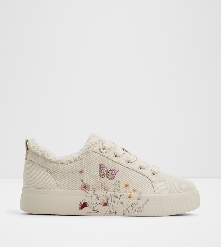 Buy Aldo WILDFLOWERS Printed Lace Up Sneakers In Multiple