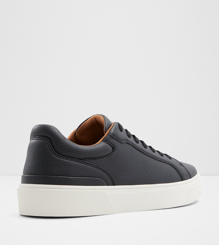 WILLIO Round Toe Lace-Up Sneakers
