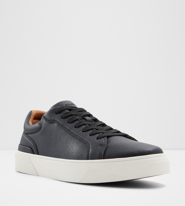 WILLIO Round Toe Lace-Up Sneakers
