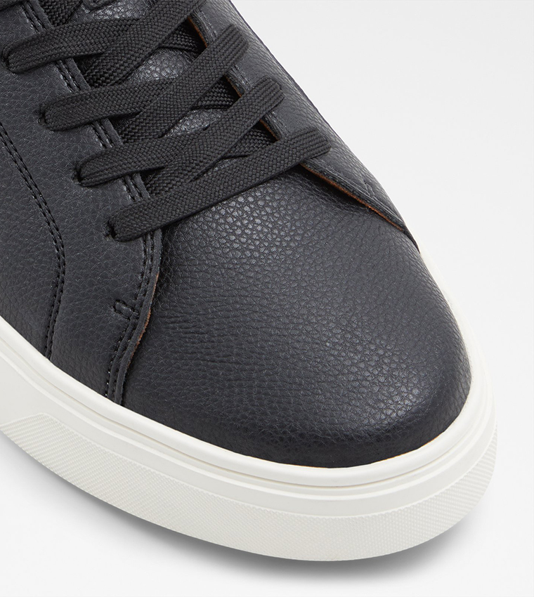 WILLIO Round Toe Lace-Up Sneakers