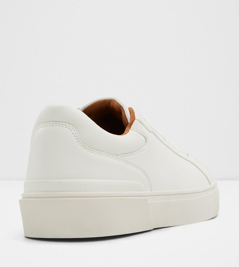WILLIO Round Toe Lace-Up Sneakers