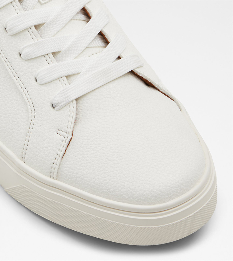 WILLIO Round Toe Lace-Up Sneakers