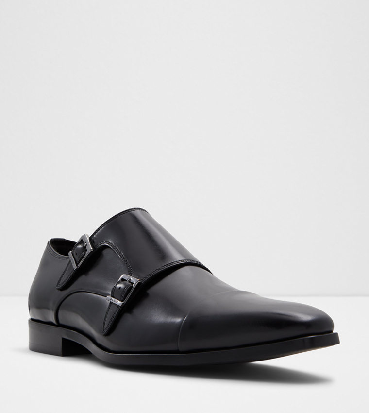 Buy Aldo WINDWARD Monk Strap Shoes In Black 6thStreet Bahrain